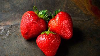 Jordgubbar med myntasocker - Niklas Ekstedt