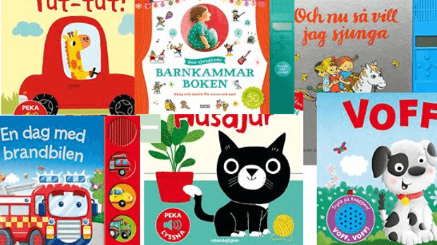 14 tips på bra och roliga barnböcker med ljud! [2022]