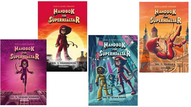 Handbok för superhjältar - Allt om alla delar i bokserien [2023]
